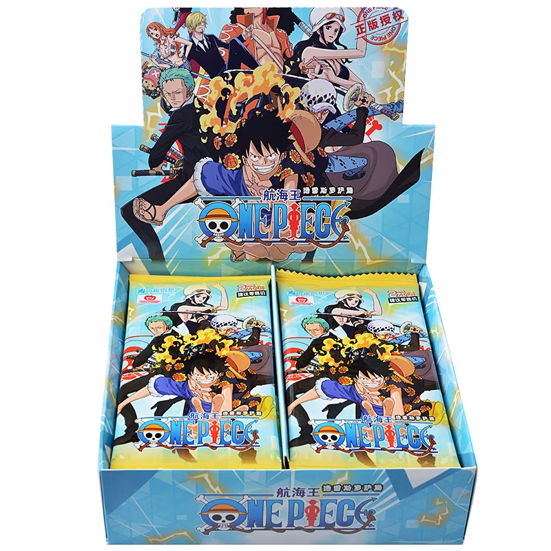 Genuine Anime One Piece Collection Cards Trading Game Luffy Sanji Nami TCG Booster Box Game Cards